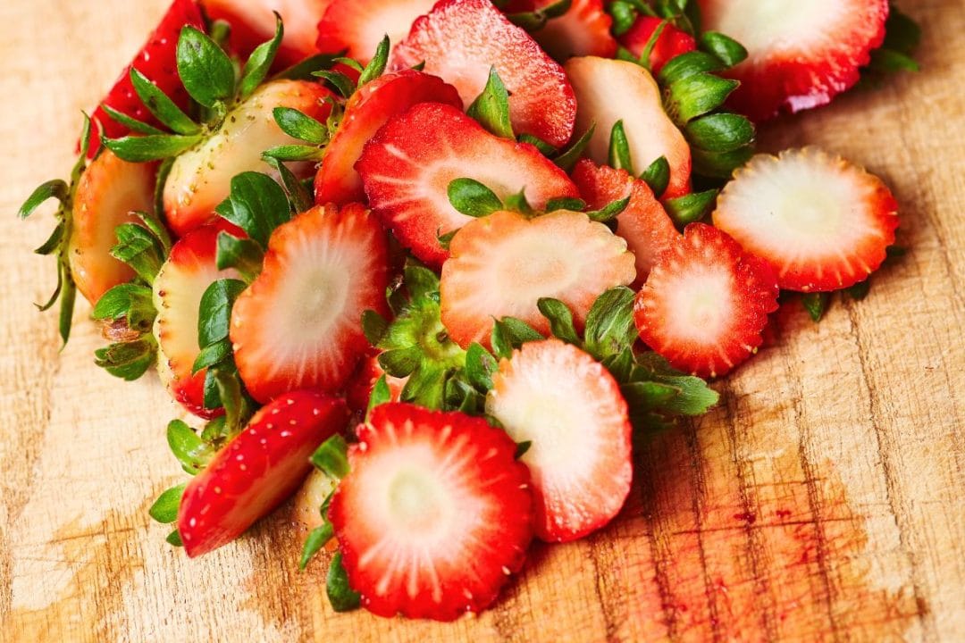 Fraises contaminées aux pesticides