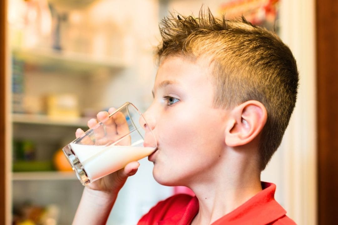Le pire endroit pour conserver le lait