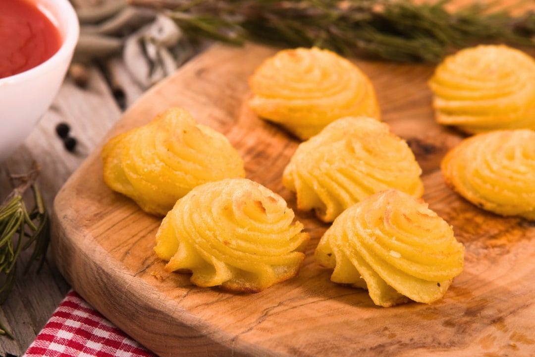 Pommes duchesse contaminées