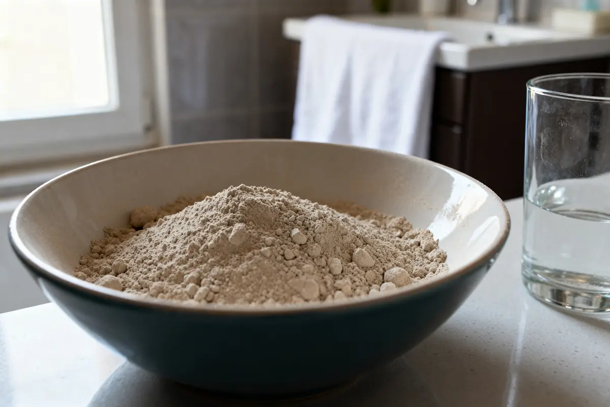 Bol de terre de diatomée pour lutter contre les punaises de lit dans la cuisine